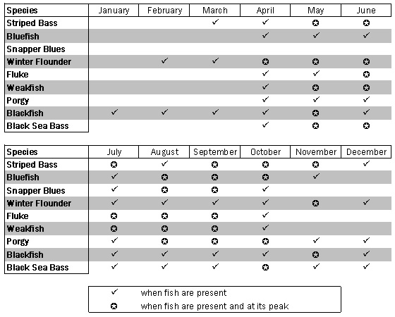 Fish Season Chart